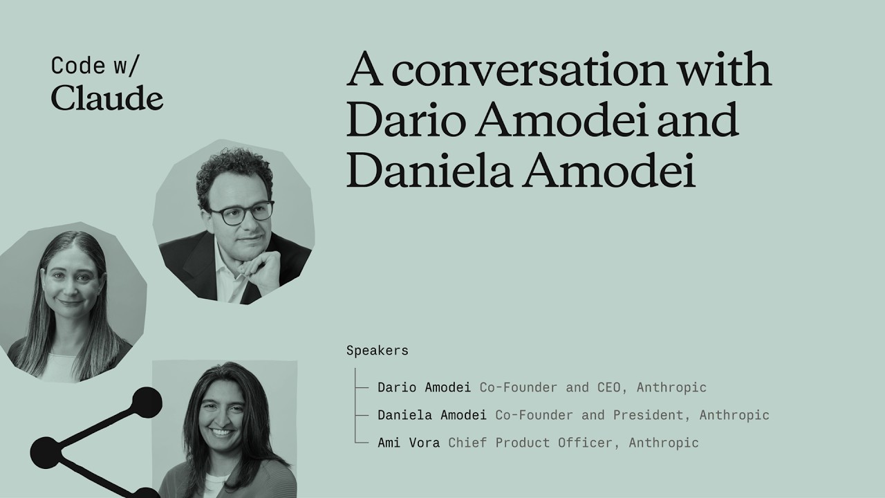 A conversation with Dario Amodei & Daniela Amodei