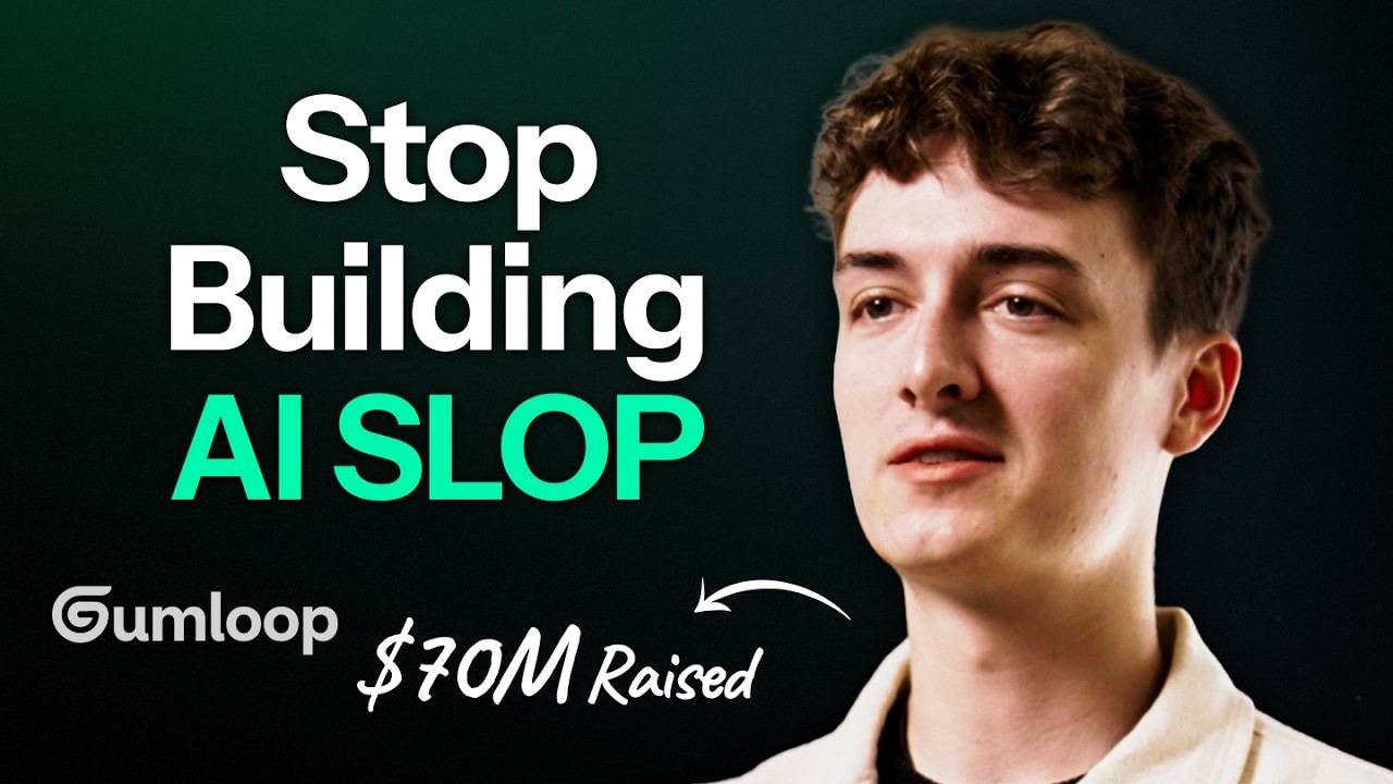 "50 AI Agents Running My Company" Is a Lie. Here's How I Build It | Gumloop, Max Brodeur-Urbas