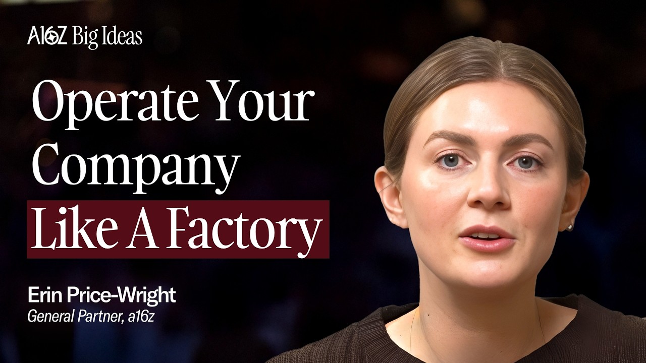 The Renaissance of the American Factory | a16z 2026 Big Ideas
