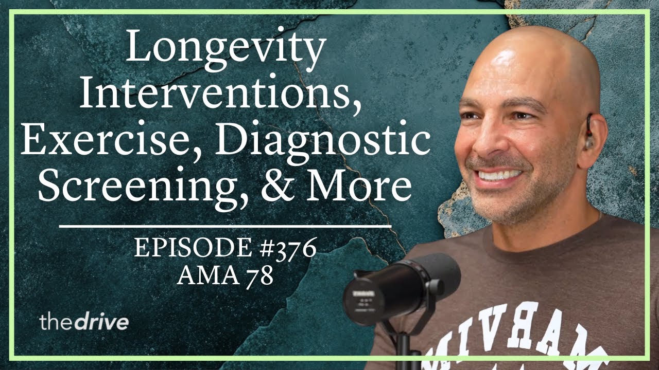 Longevity interventions, exercise, diagnostic screening, managing apoB, and more (AMA 78 sneak peek)