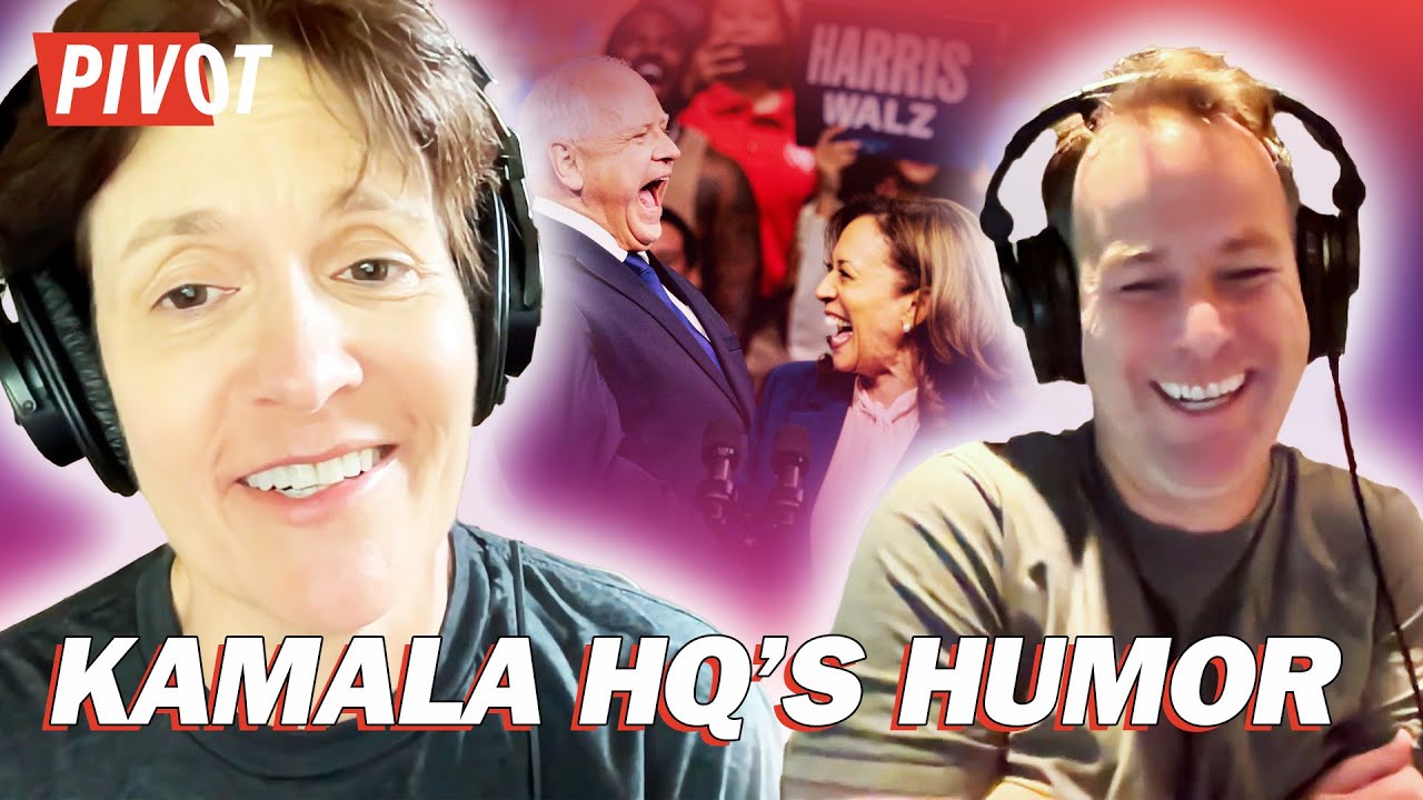 How Kamala Harris's Campaign is Leaning Into Comedy | Pivot