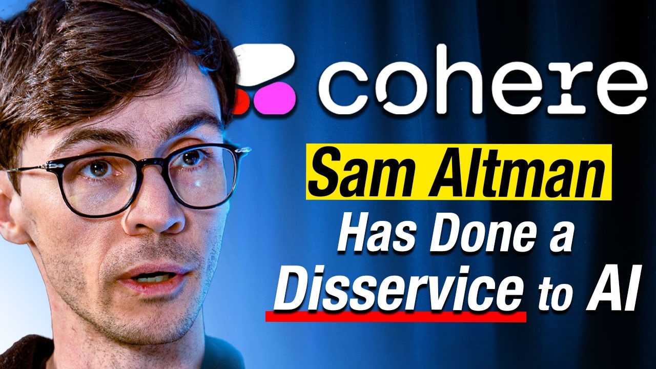 Cohere Founder, Nick Frosst: How To Compete with OpenAI & Anthropic, and Sam Altman’s AI Disservice