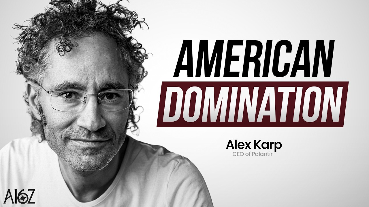Palantir CEO on Iran, AI Weapons and American Domination | a16z American Dynamism Summit
