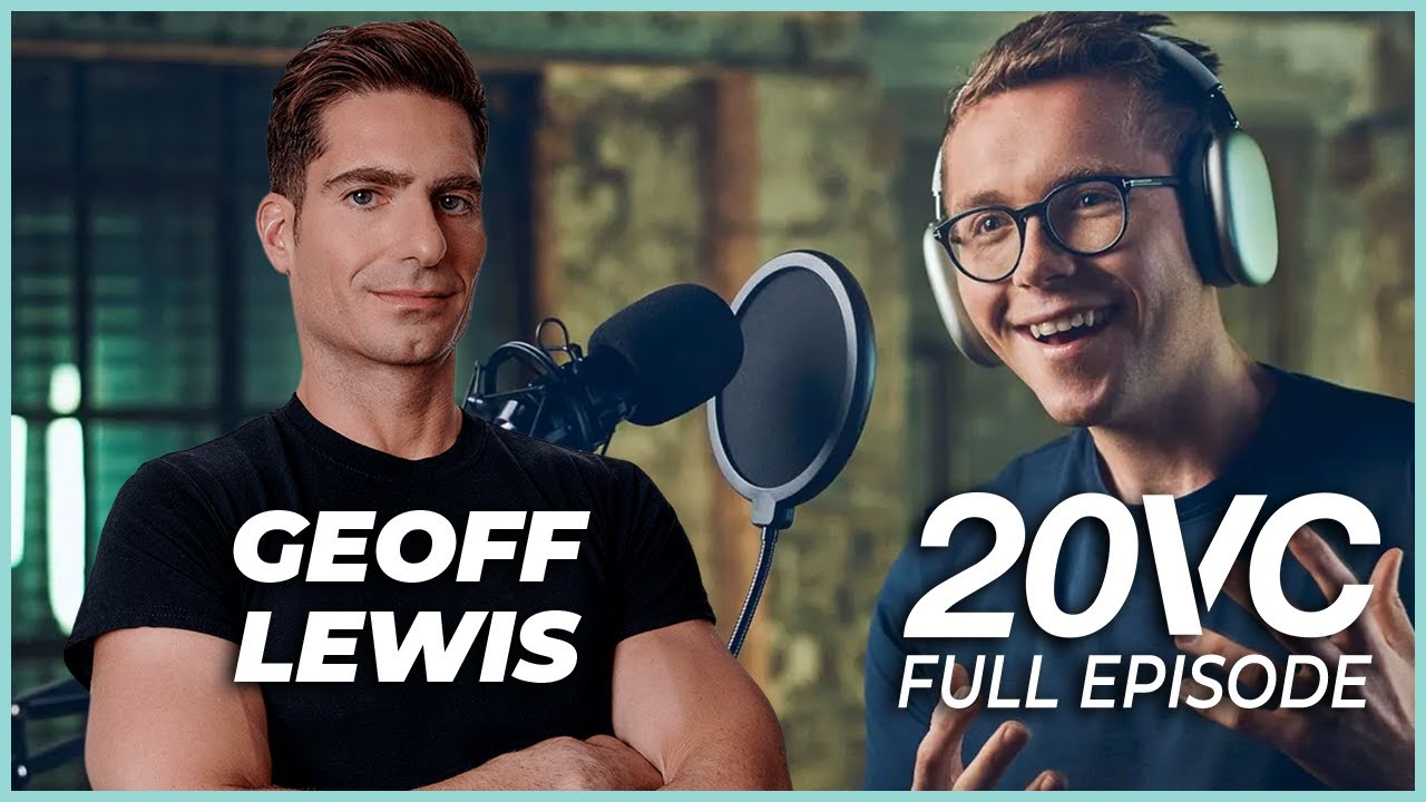 Geoff Lewis: Why I Put $200M into Rippling; Uncapped Notes; "Compound Startups" | 20VC #933
