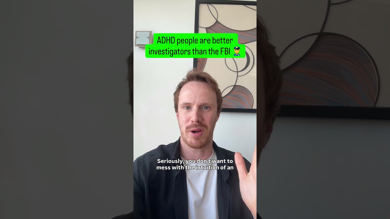 ADHD people are amazing investigators 👮 #adhd