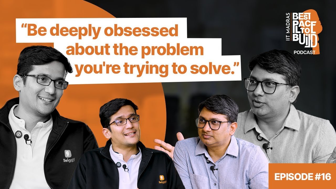 Phani Kishan, Co-Founder, Swiggy |"Be deeply obsessed with the problem you're trying to solve"| Ep16