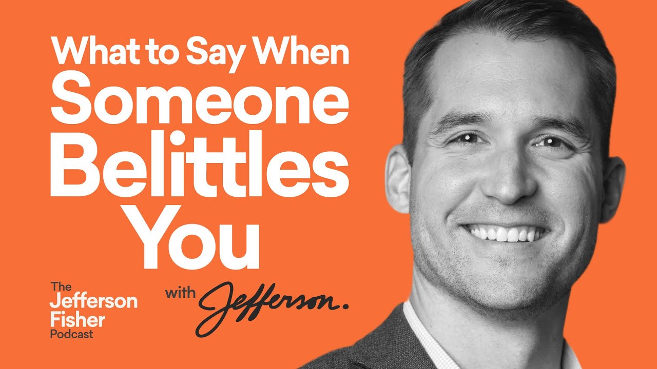 How to Respond When Someone Belittles You: Confidence Tips