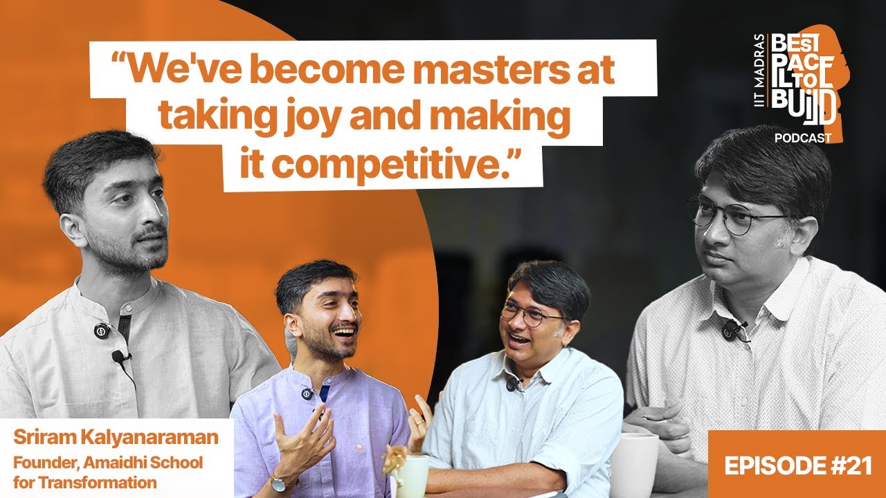 Sriram Kalyanaraman| "What job would you do if you were not paid any money to do it?"| Ep. 21