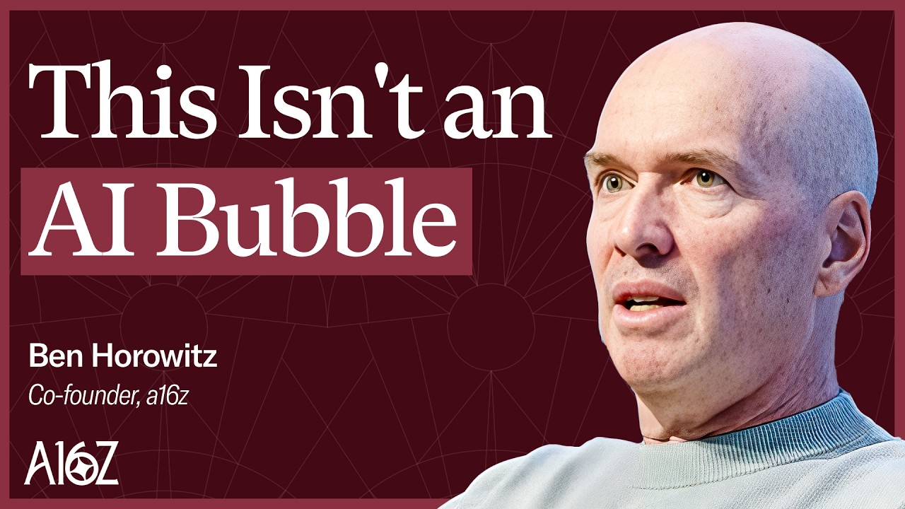 Ben Horowitz on Investing in AI: AI Bubbles, Economic Impact, and VC Acceleration