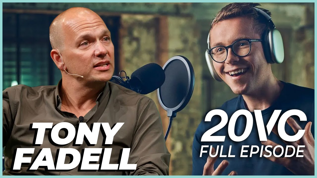 Tony Fadell: Why You Can't Be a Solo Founder; Mercenary vs. Missionary Operators | 20VC #910