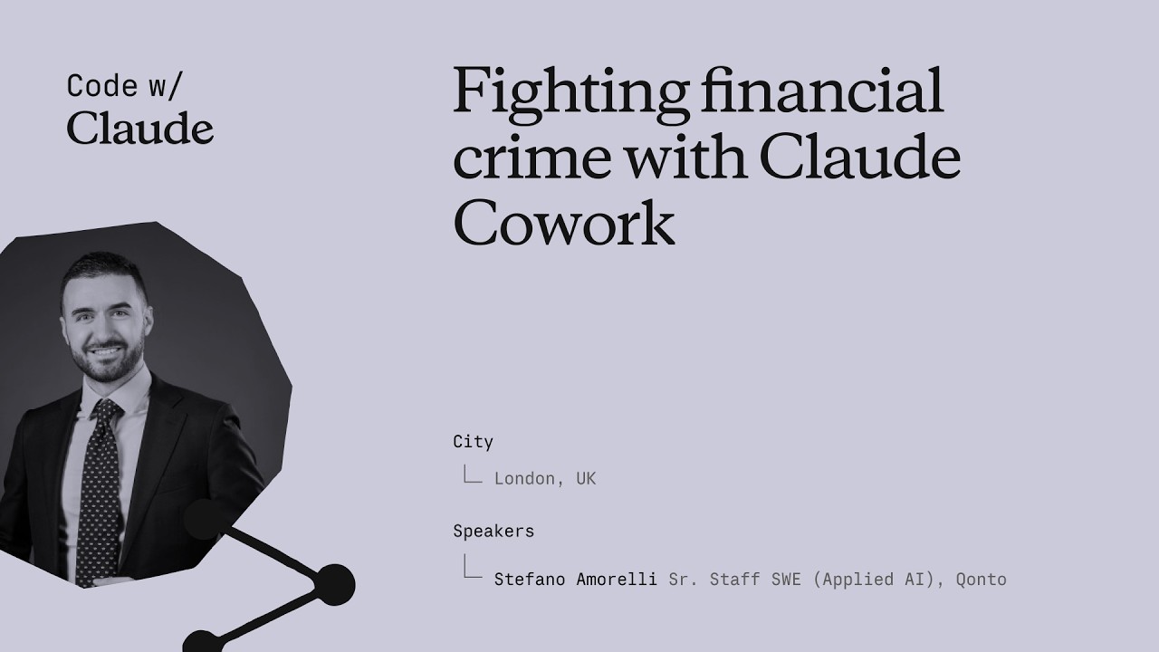 Fighting financial crime with Claude Cowork