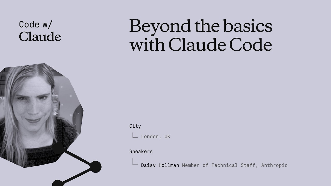 Beyond the basics with Claude Code
